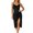 #363-Black, variant on Women's Satin Nightgown Plush Trim Slim Fit Bodycon Mini Dress Elegant Lingerie Summer Casual Daily Loungewear Sleepwear Elegant and Flowy