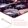 thumbnail image 1 of 2 Pieces Mallet Drumsticks Professional Marimba Sticks Beginners Instrument Accessories Adults Children Wood Handle Music Accessory Instrument, 1 of 8