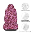 thumbnail image 3 of Lsque Orchids Flowers Pattern Car Seat Covers for Front Seats , Waterproof Seat Covers for Cars, Sporty Front Seat Covers,Car Seat Cover Protector Front Seats, 3 of 5