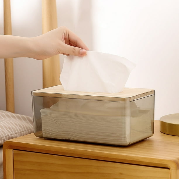 Office tissue box cover outlet