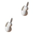 thumbnail image 1 of Monstrate Modern Ceramic Rabbit Figurine Easter Statue Crafts Bookcase Home Gift Decor 2piezas Tipo E, 1 of 6
