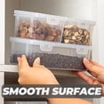 thumbnail image 3 of CIMAXIC Bread Storage Containers Clear Fridge Organizer for Kitchen Storage 4Pcs, 3 of 6
