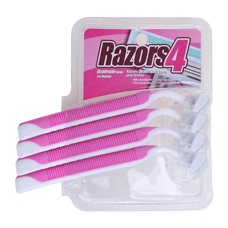 

TINYSOME 4 PCS High Quality Sensitive Shavers Disposable Razors Twin B1ade for Home