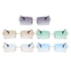 thumbnail image 1 of 5 Piezas Elegantes Gafas De Sol Sin Montura Con Corte Rectangular Lentes Tintadas Sunnimix Gafas De Sol Cuadradas Sin Montura, 1 of 8