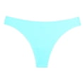 thumbnail image 1 of TrowBridge-bragas lisas simples para mujer, Tanga Sexy sin costuras, ropa interior para niña, lencería amigable con la piel, calzoncillos de satén de seda, 1 of 4