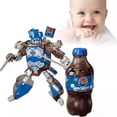 thumbnail image 1 of New Beverage Bottles Transformer Robot Toys,Soda Can Transforming Robot Toys, 1 of 5