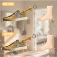 thumbnail image 6 of BTideas Shoe Stretcher Women Men, 4-Way Shoe Widener Expander stretcher, Plastic, Yellow, Pair, 6 of 7