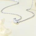 thumbnail image 5 of Suplight Dainty 925 Stelring Silver Heart Shape Necklace Jewelry for Women Girlfriend, 5 of 7