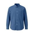 thumbnail image 6 of Trikvn Men's Casual Button Down Shirts Long Sleeve Chambray Denim Tops with Chest Pocket Classic Collared Lightweight Dress Shirt for Work Office Everyday Essential, 6 of 7