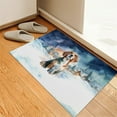 thumbnail image 3 of Hello Winter Beagle Welcome Snowy Night Watercolor Vintage Doormat Beagles Dog Lover Gifts Idea Indoor Outdoor Welcome Mat - 01011, 3 of 5