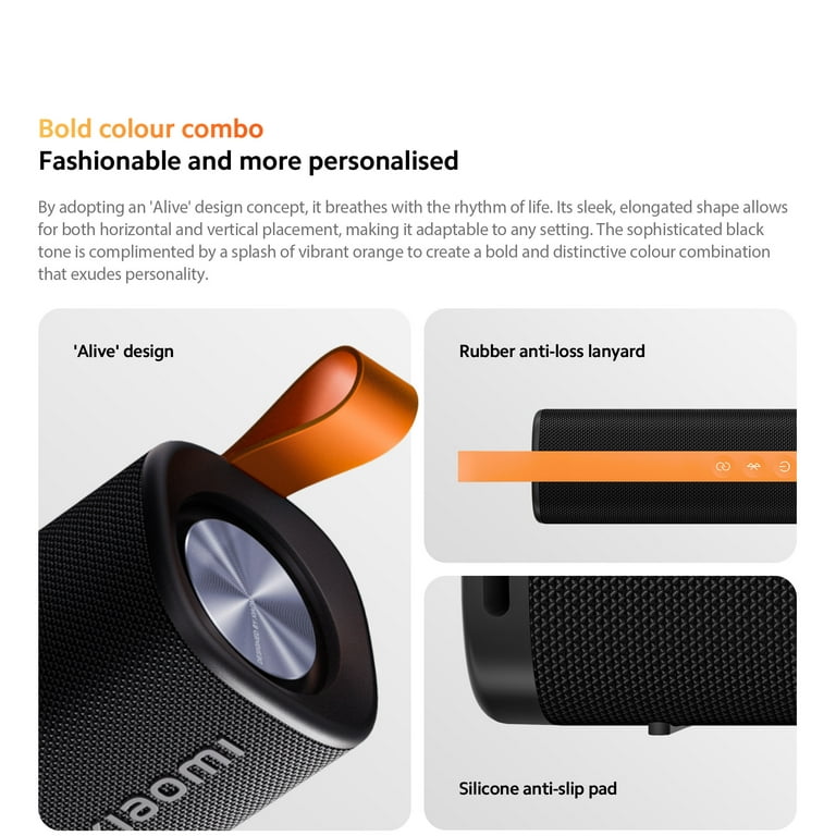 Xiaomi 30W Portable Bluetooth Speaker - IP67 Waterproof, 20H