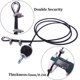 thumbnail image 4 of Gimnasio Ajustable Cable De Gimnasio Cuerda De Alambre Con Hebillas Cable De Ejercicio Portátil Cuerda De Acero Resistente Cable De Fitness Conveniente Para Gimnasio En Casa Eigraketly OD010758-01, 4 of 6