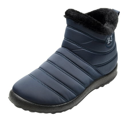 

Women Fashion Boots Fashion Women Winter Water Proof Flat Zipper Keep Warm Snow Boots Comfortable Short Boots Shoes
