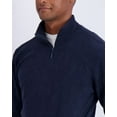 thumbnail image 3 of 2 Pack: Men's Polar Fleece Quarter-Zip Long Sleeve Jacket - Windproof Winter Outdoor Hiking Coat (Available In Big & Tall), 3 of 6
