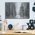 thumbnail image 5 of Luxe Metal Art 'City Street Scene' by Ekaterina Ermilkina, Metal Wall Art, 16"x12", 5 of 8