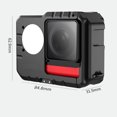 thumbnail image 4 of Pour Insta360 One RS Cage à Lapin en Métal Position Précise du Trou, Protection Anti-Chute, Dissipation de Chaleur, Noir, 4 of 10