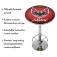 thumbnail image 3 of Pontiac Firebird Red Bar Table with Adjustable Footrest and Acrylic Top, 3 of 5