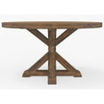 thumbnail image 4 of Alpine Furniture Newberry Round Dining Table in Medium Brown, 4 of 4