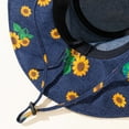 thumbnail image 6 of Coerni Ladies Rain Hat Baby Girl Sun Hat Outdoor Beach Hat With Wide Hats Ray Sun Protection Baby Floral Sun Hat Cap, 6 of 9