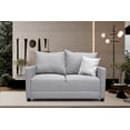 thumbnail image 2 of Love seat El Bazar Store Atlanta Lino Gris Plata 2 plazas Modular Moderno, 2 of 4