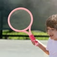 thumbnail image 4 of MesaSe 2pcs Tennis Racket Toy Cartoon Style Racquet Funny Outdoor Activities Toy Fitness Equipment for Kids Playing (Pink), 4 of 6