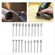 thumbnail image 3 of Juego de 20 Brocas para Tallado de Piedra, Uso Versátil para Tallado de Madera, Piedra de Jade, Mármol, Material de Esmeril, 3 of 9