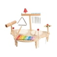 thumbnail image 3 of Juego de batería para niños, instrumento musical para bebés, juguetes de madera, juguetes musicales, instrumentos de percusión para niños y niñas,, 3 of 9