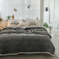 thumbnail image 6 of CJC Flannel Blanket Three-layer Weighted Bed Blanket for Adult Cozy Plush Flannel Sofa Blanket Soft Throw Blanket for Couch 70 * 80 in/80 * 90 in, 6 of 6