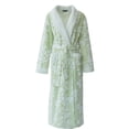 thumbnail image 4 of Ropa de dormir para parejas cómoda y cálida de franela grande y gruesa de doble capa de Jacquard artesanal, 4 of 4