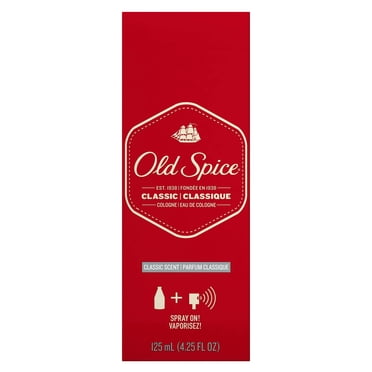 Old Spice Classic Scent Cologne For Men, 4.25 fl oz