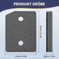 thumbnail image 4 of 4 Pieces Filter For Miele T1 Series Dryer 9164761 Replacement Part For Miele T1 Tumble Dryer Fine/coarse 207 X 157 X 30 M, 4 of 5