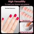 thumbnail image 6 of 600 count Extra Short XXS Square  Tips, Clear Press  Nails for  Women Small Short Petite  Beds, 12 Sizes DIY Salon  Manicure  Extension, 6 of 6