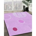 thumbnail image 2 of Ahgly Company Indoor Rectangle Patterned Violet Purple Area Rugs, 5' x 7', 2 of 6