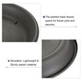 thumbnail image 4 of Uxcell 7" Plastic Round Plant Pot Saucers Flower Drip Trays, 4 Count Brown, 4 of 4