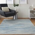 thumbnail image 2 of Nourison Jubilant Modern Coastal Blue Área Rug 4 'x 6 Nourison Ver descripción, 2 of 2