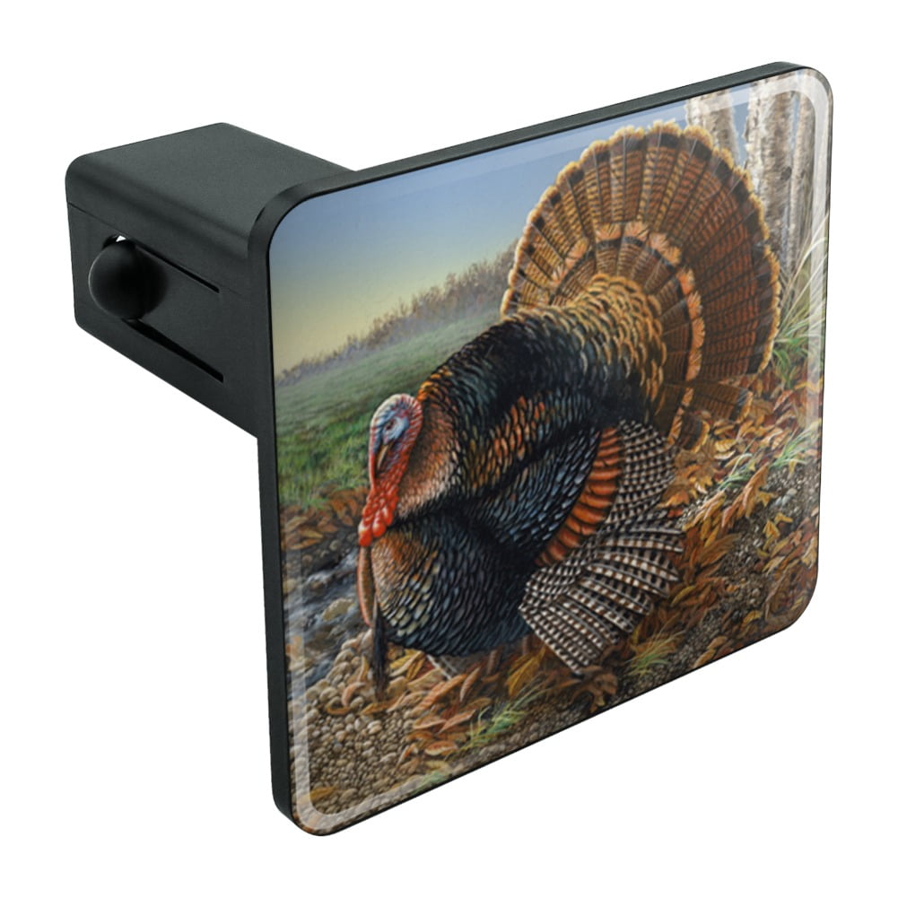 Graphics and More Let's Talk Turkey Thanksgiving Funny Humor Tow Trailer Hitch Cover Plug Insert 