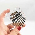 Yguping 8 Key Mini Kalimba Mini Thumb Piano Portable Finger Keyboard