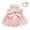 Beige, variant on TAIAOJING Girls Dress Baby Formal&nbsp;Tutu Set Dress+Headband Bowknot&nbsp;Princess Wedding Lace Party Dresses Clothes Outfit 3M,6M,12M,18M,24M