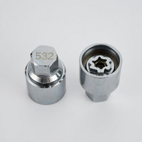 Aplicable a Volkswagen Scirocco Magotan Bora Sharan Sagitar Tiguan Herramienta de desmontaje de llave de neumático antirrobo Tornillo de manguito