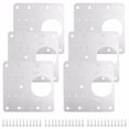 thumbnail image 1 of Destyer 6x Argent Facile à Installer Kit de Réparation Charnière Dissimulée pour Armoires à Placards Large Application, 1 of 6