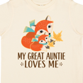 thumbnail image 4 of Inktastic Great Auntie Loves Me Fox Boys or Girls Toddler T-Shirt, 4 of 5