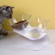 thumbnail image 4 of Comedero Doble LingWen para Gatos Plataforma Inclinada 15° Antideslizante con Cucharada, 4 of 4