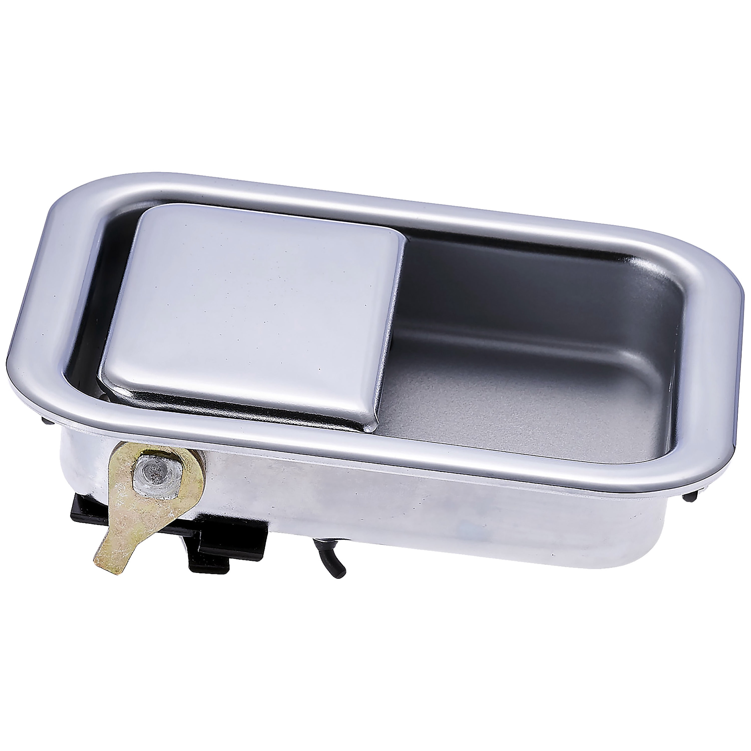 Dorman 760-5504 Front Driver Side Exterior Door Handle for Specific Volvo Models, Silver; Chrome