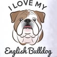 thumbnail image 3 of CafePress - I Love My English Bulldog Golf Shirt - Golf Shirt, Pique Knit Golf Polo, 3 of 4