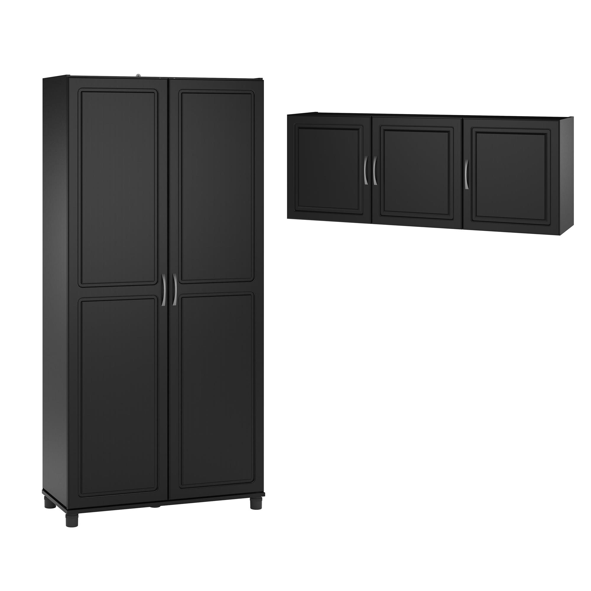 Kendall 36 Utility Storage Cabinet And 54 Wall Cabinet Bundle