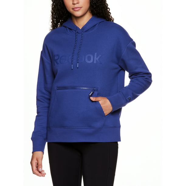 Reebok Women's Super Soft Cropped Gravity Hoodie with Zipper Pocket -  Walmart.com
