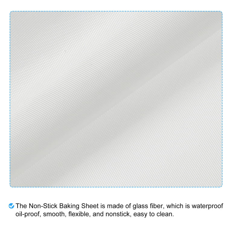 3 Pack PTFE Pressing Sheet Multiple Sizes. Non Stick Transparent Sheets, Extra-Thick and Heat Resistant