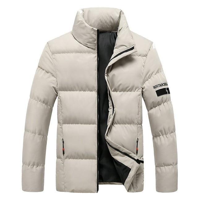 Men's Winter Windproof Softshell Turtleneck Jacket Warm Coat for Outdoor Activities