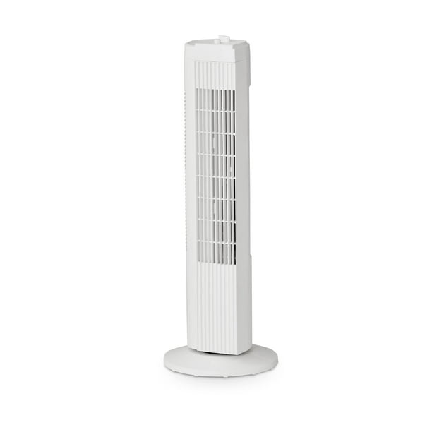 walmart.com | Mainstays 28" 3-Speed Oscillating Tower Fan, FZ10-19MW, White