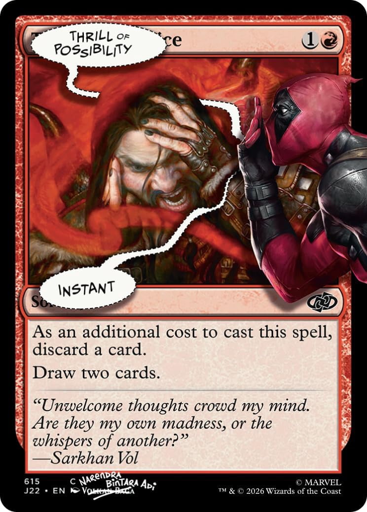 Magic: The Gathering Secret Lair x Marvel's Deadpool: I Fixed It (You're Welcome) Non-Foil Edition